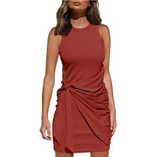 Load image into Gallery viewer, Women Fashion Sleeveless Ruched Drawstring Summer Casual Office - Sophornlilly