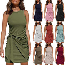 Load image into Gallery viewer, Women Fashion Sleeveless Ruched Drawstring Summer Casual Office - Sophornlilly