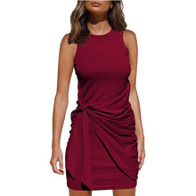 Load image into Gallery viewer, Women Fashion Sleeveless Ruched Drawstring Summer Casual Office - Sophornlilly