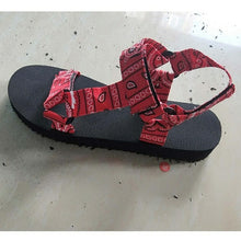Load image into Gallery viewer, Women Flat Sandals Bandana Shoes Summer Outdoor Beach Shoes Open Toe - Sophornlilly
