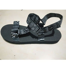 Load image into Gallery viewer, Women Flat Sandals Bandana Shoes Summer Outdoor Beach Shoes Open Toe - Sophornlilly