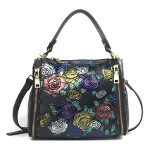 Load image into Gallery viewer, Genuine Leather Handbag Top Handle Shoulder Messenger Bag
