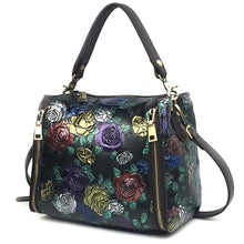 Load image into Gallery viewer, Genuine Leather Handbag Top Handle Shoulder Messenger Bag