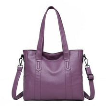 Load image into Gallery viewer, Women Genuine Leather Shoulder Bag Casual Tote Bag Soft Sheepskin