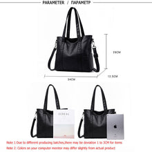 Load image into Gallery viewer, Women Genuine Leather Shoulder Bag Casual Tote Bag Soft Sheepskin