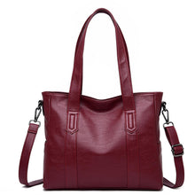 Load image into Gallery viewer, Women Genuine Leather Shoulder Bag Casual Tote Bag Soft Sheepskin