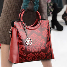 Load image into Gallery viewer, Print Flower Tote Bag Large