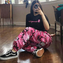 Load image into Gallery viewer, Women High Waist Camouflage Pants Fashion Trouser Ankle - Sophornlilly
