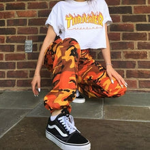 Load image into Gallery viewer, Women High Waist Camouflage Pants Fashion Trouser Ankle - Sophornlilly