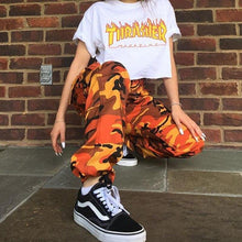 Load image into Gallery viewer, Women High Waist Camouflage Pants Fashion Trouser Ankle - Sophornlilly