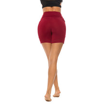 Load image into Gallery viewer, Women High Waist Shorts Elastic Waist Fitness Casual Pocket Short
