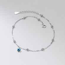 Load image into Gallery viewer, Women Jewelry Silver 925 Blue Stars Ankle