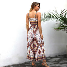 Load image into Gallery viewer, Women Jumpsuit Ladies Playsuit Party V Neck Floral Print Bandge - Sophornlilly