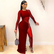 Load image into Gallery viewer, Women Jumpsuits Casual Solid Round Neck Long Sleeves One - Sophornlilly