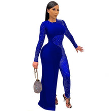 Load image into Gallery viewer, Women Jumpsuits Casual Solid Round Neck Long Sleeves One - Sophornlilly
