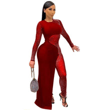 Load image into Gallery viewer, Women Jumpsuits Casual Solid Round Neck Long Sleeves One - Sophornlilly