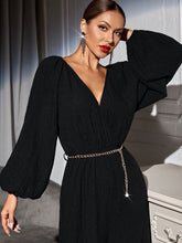 Load image into Gallery viewer, Jumpsuits Deep V neck Loose Casual Long Sleeve Trend Slim