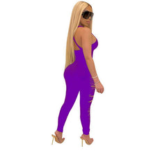 Load image into Gallery viewer, Women Jumpsuits Rompers Sleeveless Hollow Out Hole O Neck Sexy Night - Sophornlilly