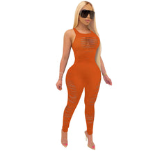 Load image into Gallery viewer, Women Jumpsuits Rompers Sleeveless Hollow Out Hole O Neck Sexy Night - Sophornlilly