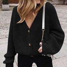 Load image into Gallery viewer, Women Knitted Cardigans Sweater Fashion Autumn Long Sleeve Loose Coat - Sophornlilly