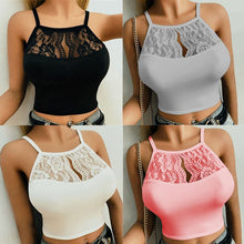 Load image into Gallery viewer, Lace Sexy Vest Strap Fashion Camisole Sleeveless T Shirt