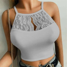 Load image into Gallery viewer, Lace Sexy Vest Strap Fashion Camisole Sleeveless T Shirt