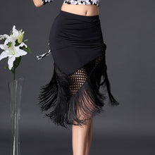Load image into Gallery viewer, Women Latin Skirt Tango Rumba Ballroom Tassels Practice Dancewear 803