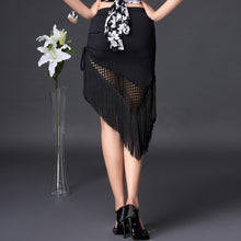 Load image into Gallery viewer, Women Latin Skirt Tango Rumba Ballroom Tassels Practice Dancewear 803