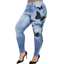 Load image into Gallery viewer, Women Leggings New Printing Pencil Pants Skinny Jeans Trousers