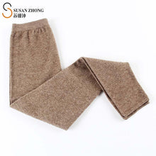 Load image into Gallery viewer, Women Leggings Cashmere Wool Female Pants Lady Trousers Autumn Winter
