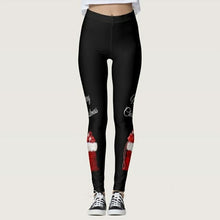 Load image into Gallery viewer, Women Leggings Christmas Skinny Leggings Snowflake Santa Claus Snowman