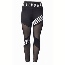 Load image into Gallery viewer, Women Leggings High Waist Mesh Pacthwork Sports leggings  Plus Size