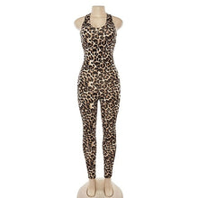 Load image into Gallery viewer, Leopard Print Sport Suit Set Fitness Yoga Sets
