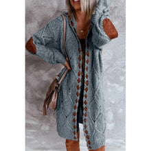 Load image into Gallery viewer, Long Cardigan Knitted Sweater Long Sleeve