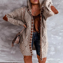 Load image into Gallery viewer, Long Cardigan Knitted Sweater Long Sleeve