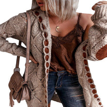 Load image into Gallery viewer, Long Cardigan Knitted Sweater Long Sleeve