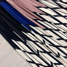 Load image into Gallery viewer, Women Long Skirts Rhombus Printing Plaid Patchwork Striped Cotton