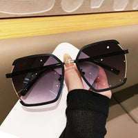 Luxury Square Sunglasses Oversized