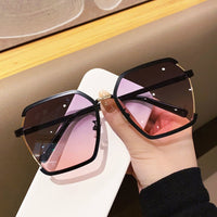 Luxury Square Sunglasses Oversized