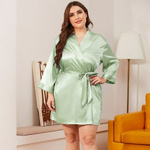 Load image into Gallery viewer, Women Nightdress Silk Robes for Women Nightgown Sleepwear Sleepshirts
