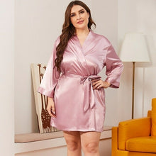 Load image into Gallery viewer, Women Nightdress Silk Robes for Women Nightgown Sleepwear Sleepshirts