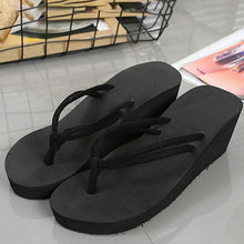 Load image into Gallery viewer, Women Non slip flip flops Shoes Summer Wedges High Heel Woman Outdoor