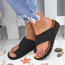 Load image into Gallery viewer, Women PU Leather Shoes Comfy Platform Flat Sole Ladies leisure Soft