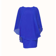 Load image into Gallery viewer, Ruffles Batwing Half Sleeves Knee-length Loose