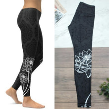 Load image into Gallery viewer, Women Printed Leggings Girl High Waist Pants Workout Leggings Fitness
