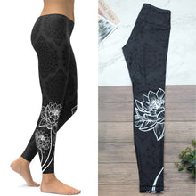 Load image into Gallery viewer, Women Printed Leggings Girl High Waist Pants Workout Leggings Fitness