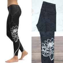 Load image into Gallery viewer, Women Printed Leggings Girl High Waist Pants Workout Leggings Fitness