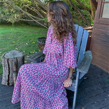 Load image into Gallery viewer, Puff Sleeve Dress Summer Elegant Boho