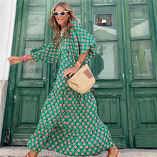 Load image into Gallery viewer, Puff Sleeve Dress Summer Elegant Boho