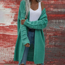 Load image into Gallery viewer, Cardigan Sweater New Long Coat Solid Color
